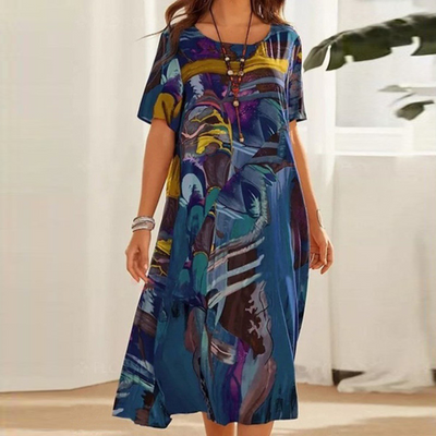 Kaja | Elegant Casual Midi Dress