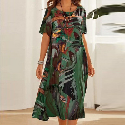 Kaja | Elegant Casual Midi Dress