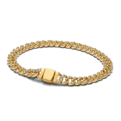 Cuban Moissanite Armbånd