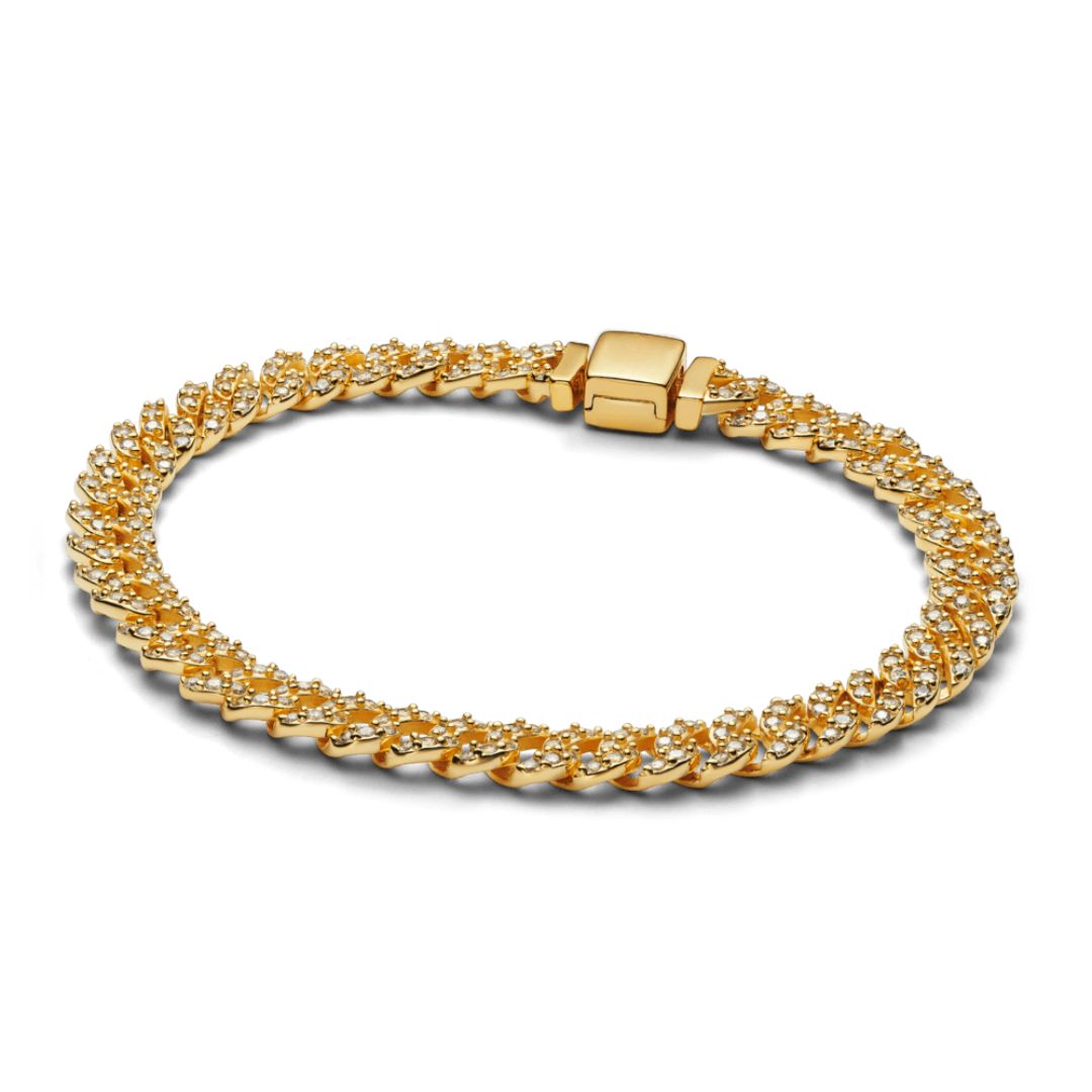 Cuban Moissanite Armbånd