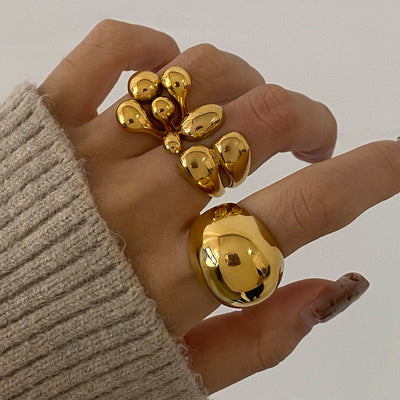 Justerbar guldring med klør – Moryet