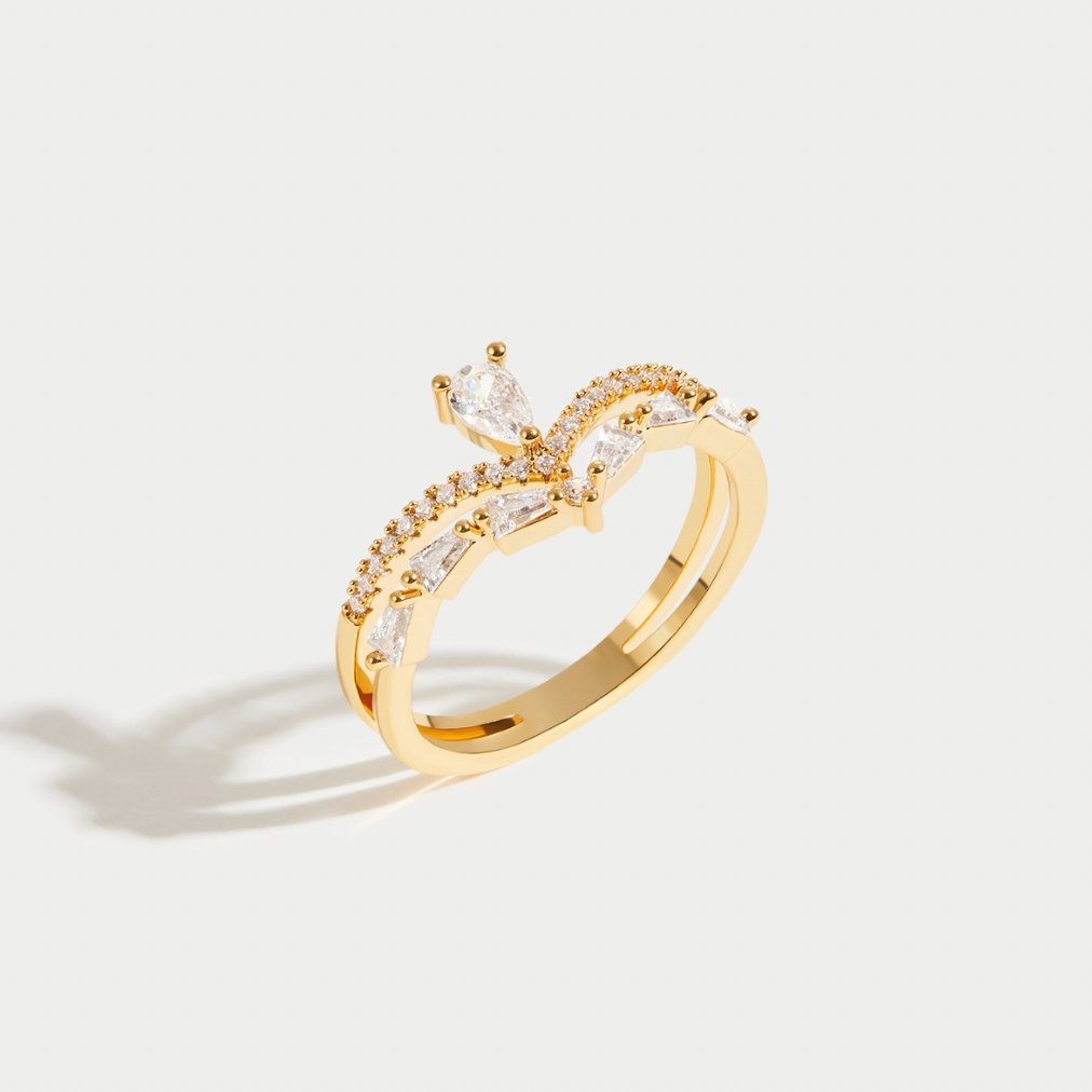 Aura - Elegant Krystalring