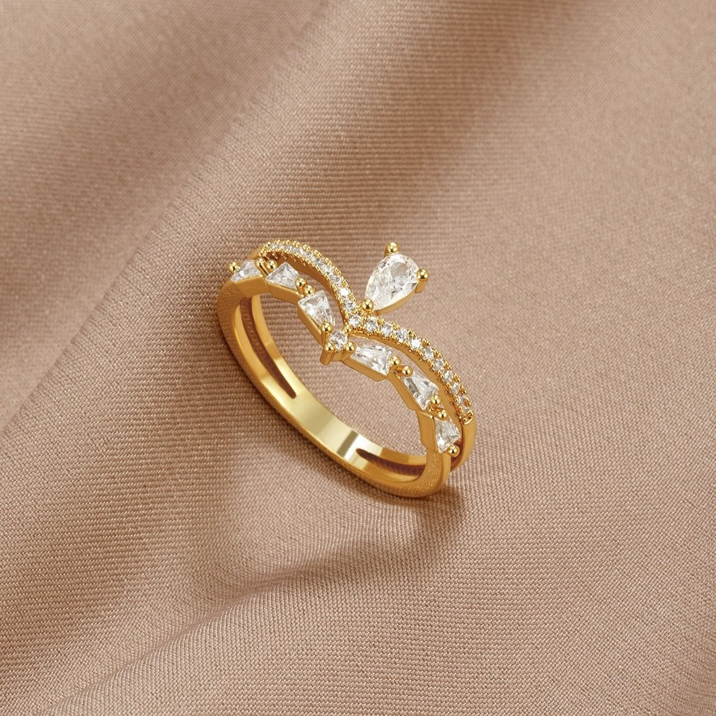 Aura - Elegant Krystalring