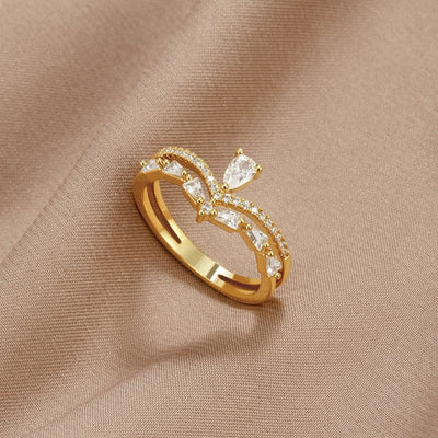 Aura - Elegant Krystalring