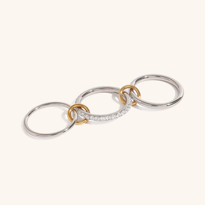 Stablet diamant ring med etisk frembragte simulater – Marion