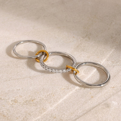 Stablet diamant ring med etisk frembragte simulater – Marion
