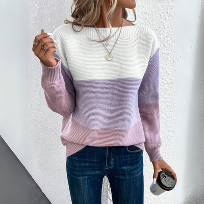 Clara - Pull Patchwork Elegant