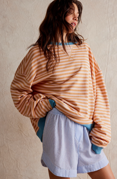 Lena™ | Oversized Striped Sweater