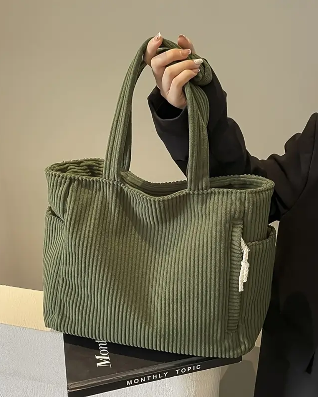 Ines | Elegant Casual Skuldertaske med Snordetalje