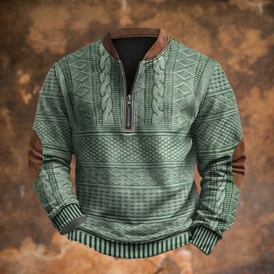 Henrik™ | Sweatshirt med lynlås