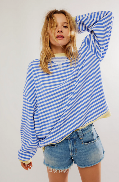 Lena™ | Oversized Striped Sweater