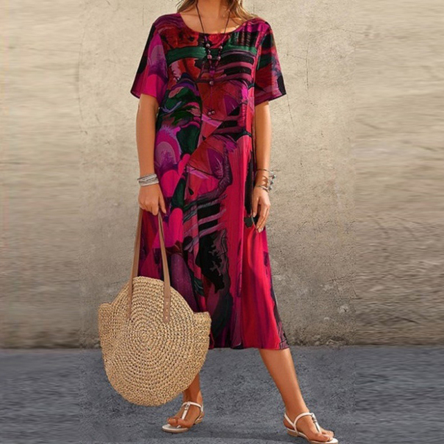 Kaja | Elegant Casual Midi Dress