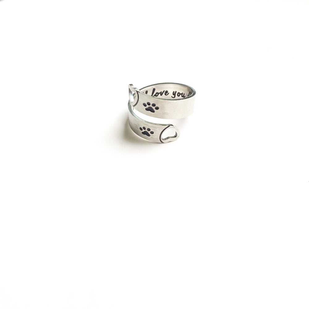 Twist & Heart Justerbar Ring
