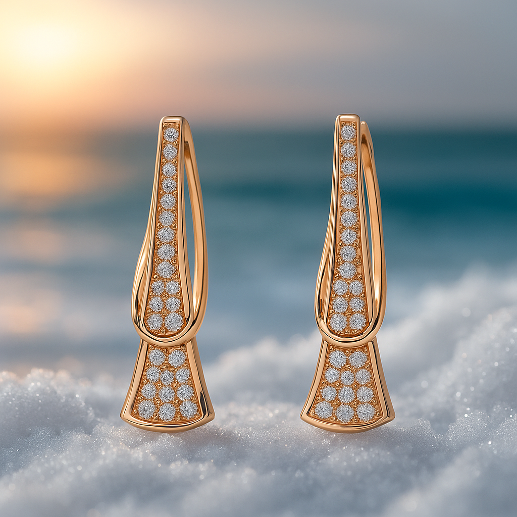 Amara | Håndlavede romantiske øreringe