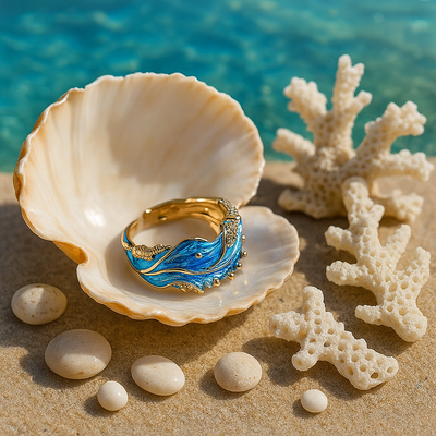 Ondine | Vintage Bølget Ring