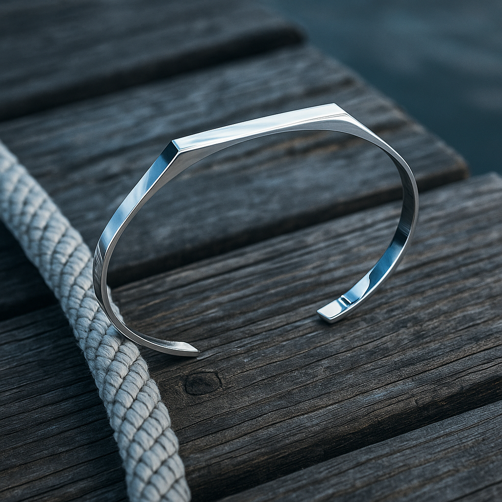 Coraline | Sølv Linje Armbånd