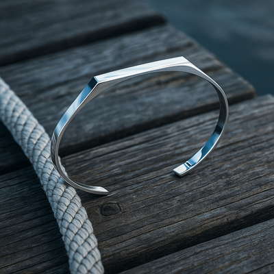 Coraline | Sølv Linje Armbånd