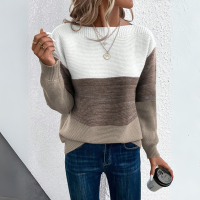 Clara - Pull Patchwork Elegant