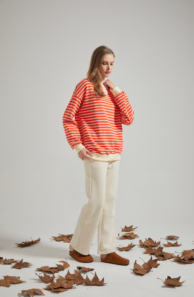 Lena™ | Oversized Striped Sweater