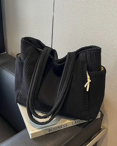 Ines | Elegant Casual Skuldertaske med Snordetalje