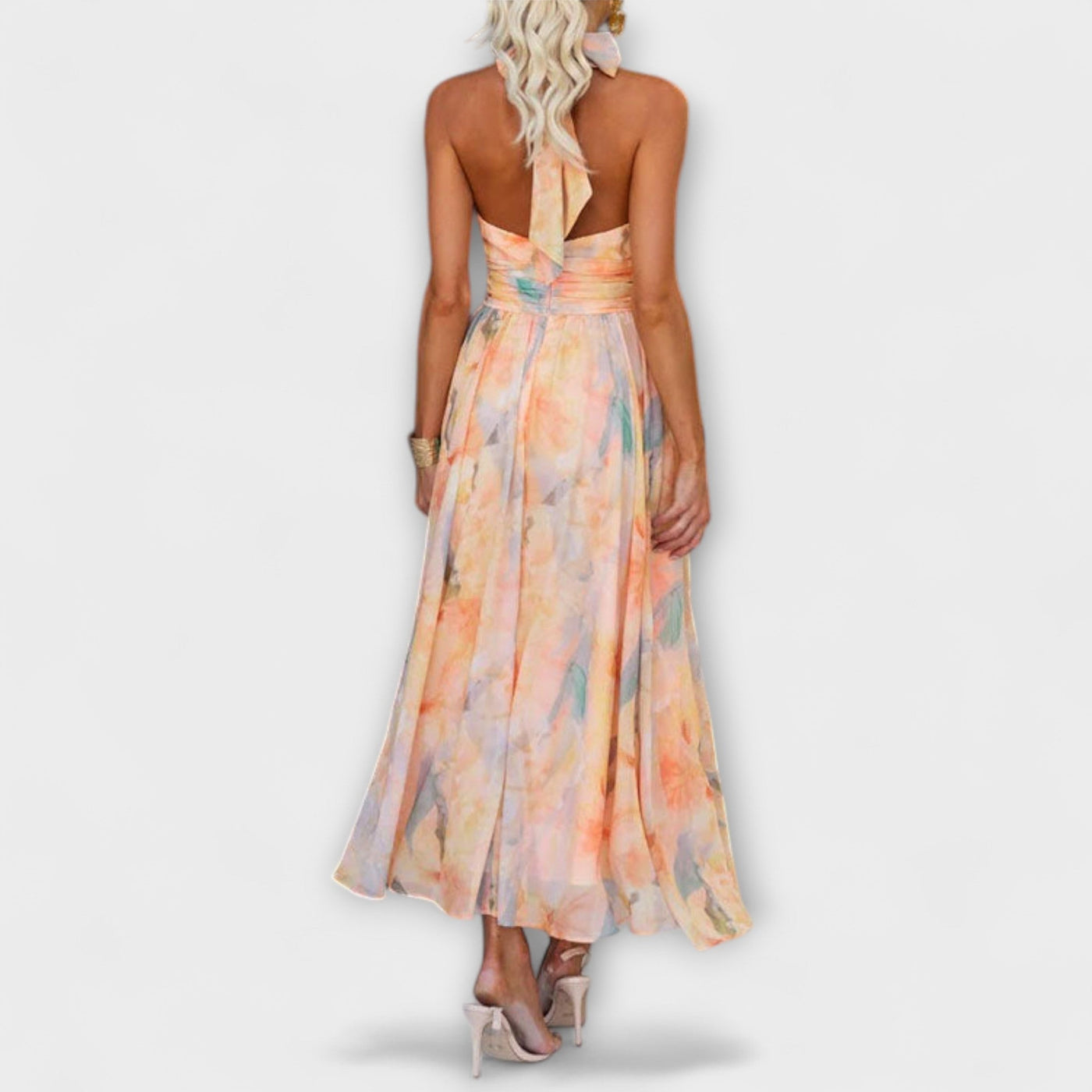 Henriette | Chic and Stylish Halterneck Maxi Dress