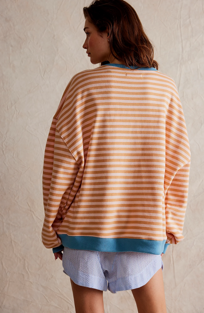Lena™ | Oversized Striped Sweater