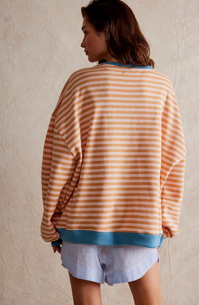 Lena™ | Oversized Striped Sweater