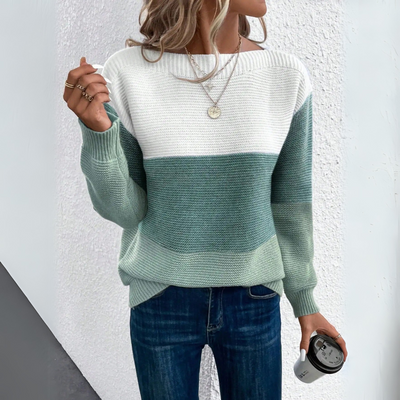 Clara - Pull Patchwork Elegant