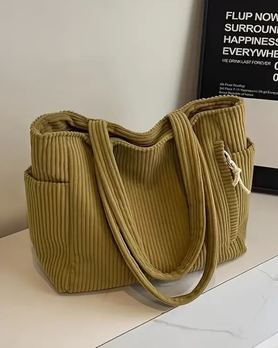 Ines | Elegant Casual Skuldertaske med Snordetalje