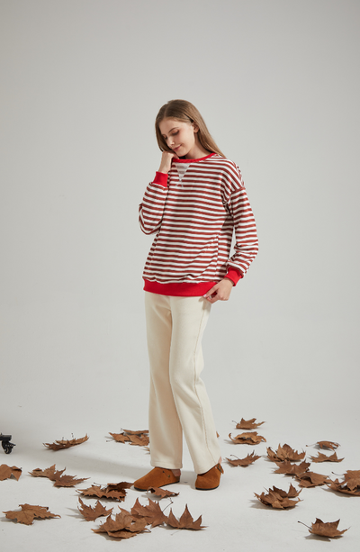 Lena™ | Oversized Striped Sweater
