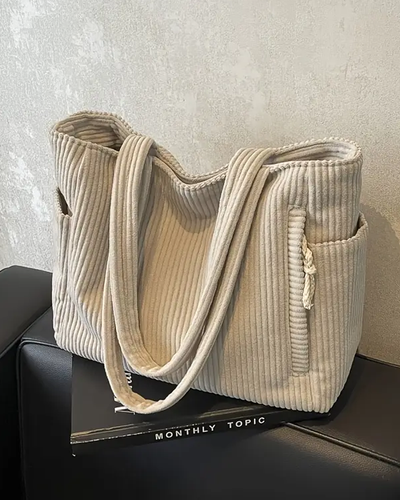 Ines | Elegant Casual Skuldertaske med Snordetalje