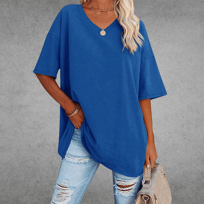 Nikita | Chic Oversized V-Neck Tee