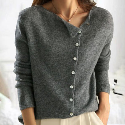 Camille™ | Sophisticated Wool Cardigan