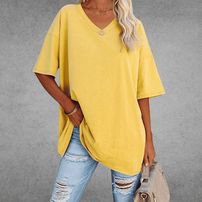 Nikita | Chic Oversized V-Neck Tee