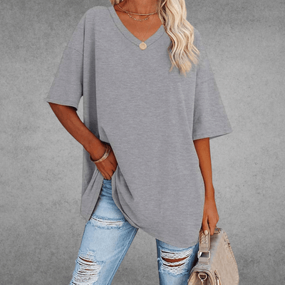 Nikita | Chic Oversized V-Neck Tee