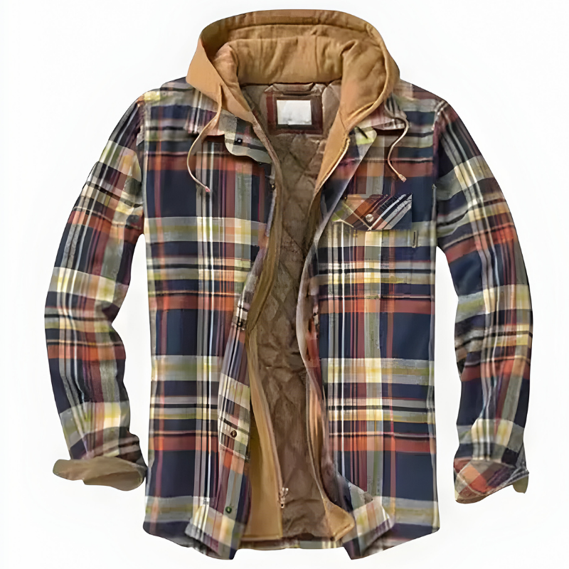Romeo | Behagelig patchwork-ternet vest