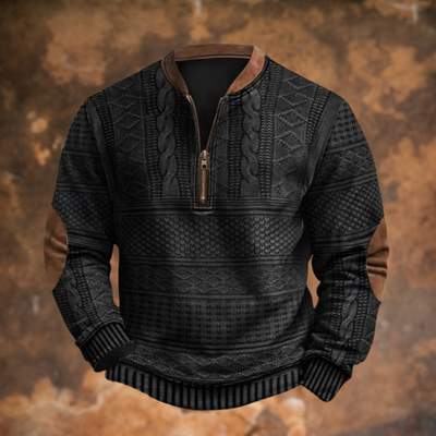 Henrik™ | Sweatshirt med lynlås