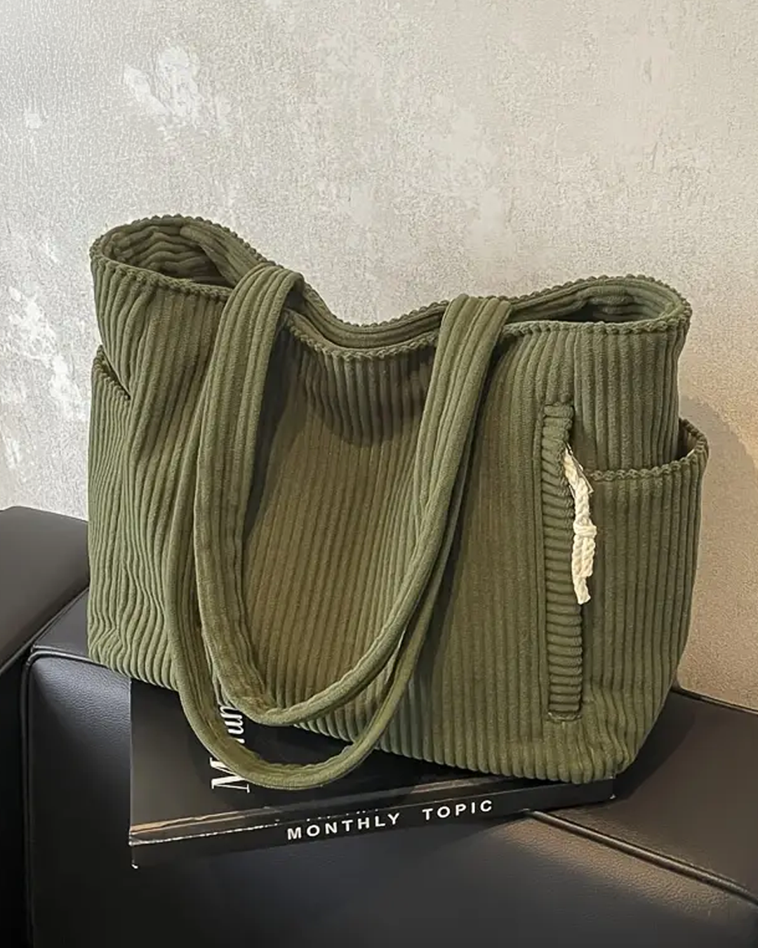 Ines | Elegant Casual Skuldertaske med Snordetalje