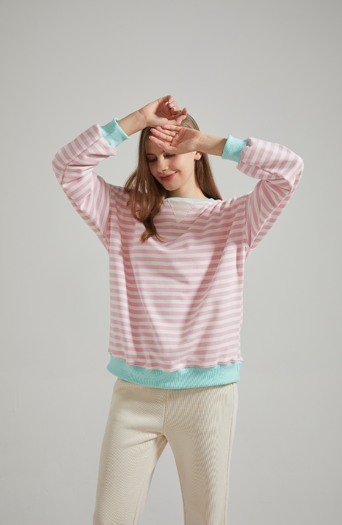 Lena™ | Oversized Striped Sweater