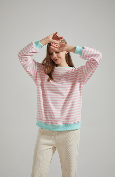 Lena™ | Oversized Striped Sweater