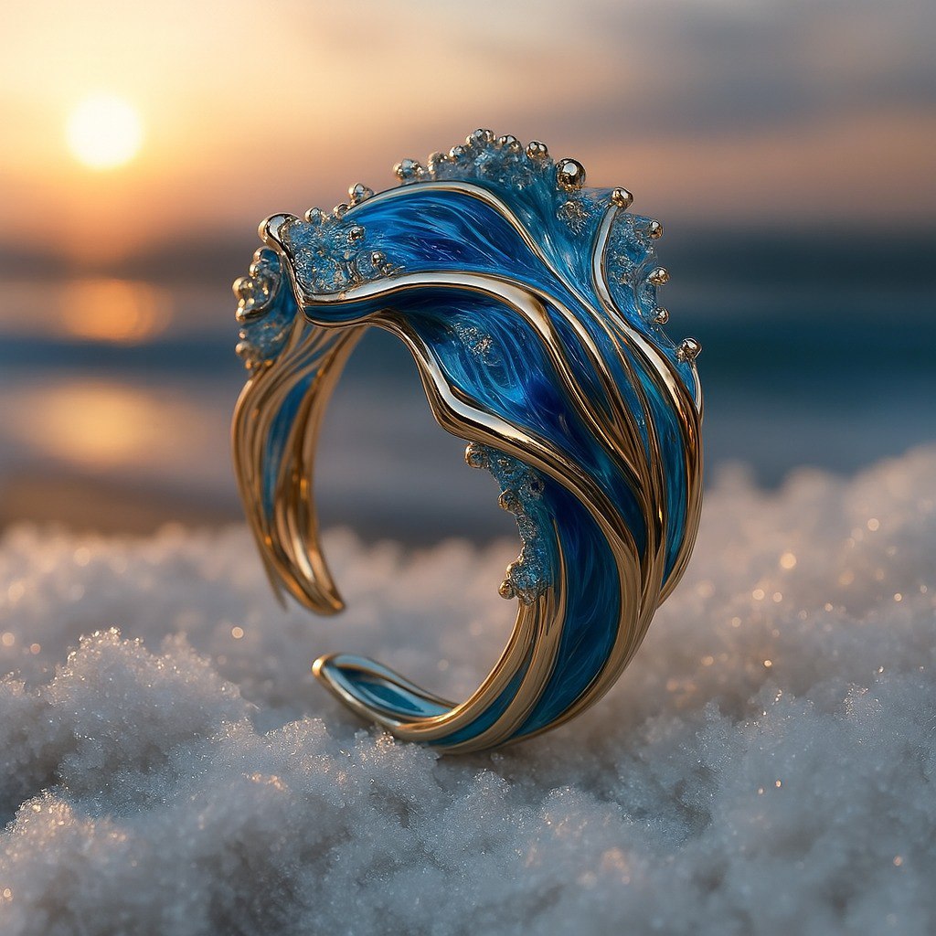 Ondine | Vintage Bølget Ring