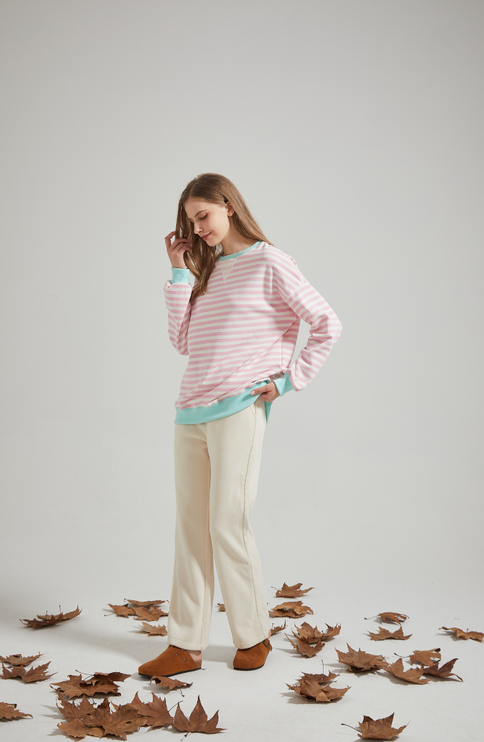 Lena™ | Oversized Striped Sweater