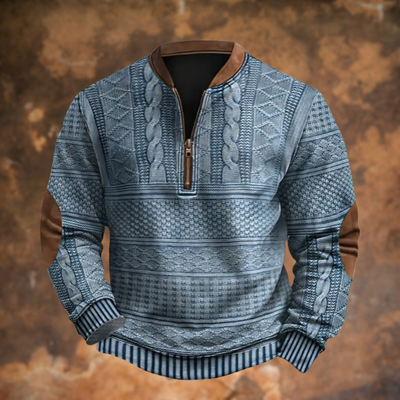 Henrik™ | Sweatshirt med lynlås