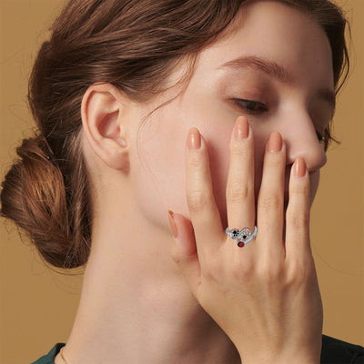 Crimson Paw Justerbar Ring
