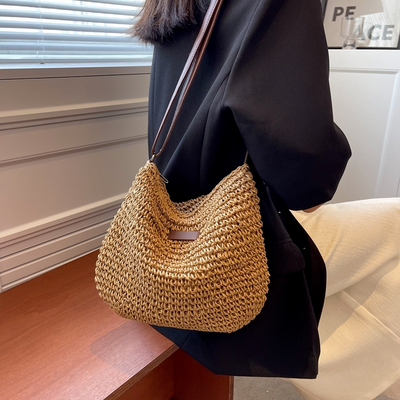 Edna | Elegant Woven Shoulder Bag