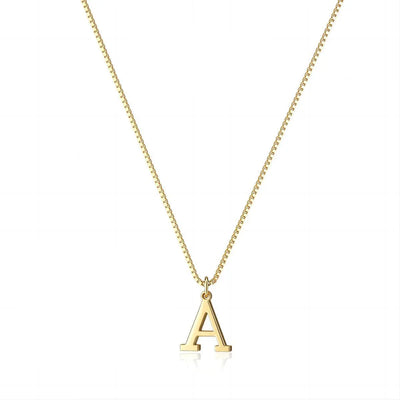 Collier med kærlighedsinitialer
