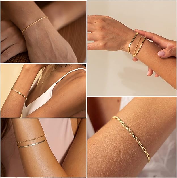 Isabella Vernetta Guld Armbånd Sæt