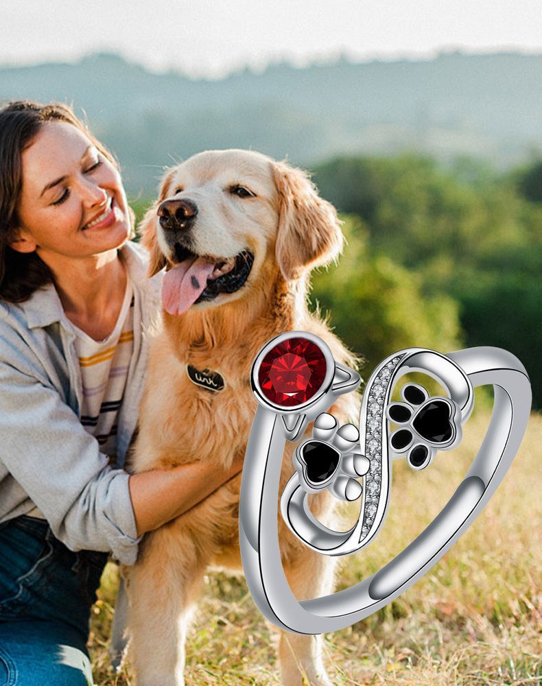 Crimson Paw Justerbar Ring