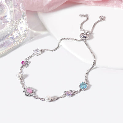 Krystal Zirkon Perle Kæde Armbånd