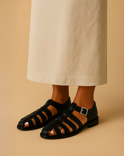 Renaud – Lukkede sandaler med elegant spænde